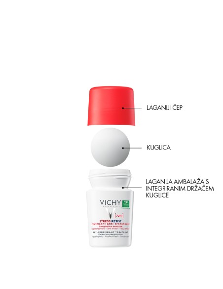 Vichy Deodorant Anti-stres roll-on dezodorans protiv prekomjernog znojenja do 72h