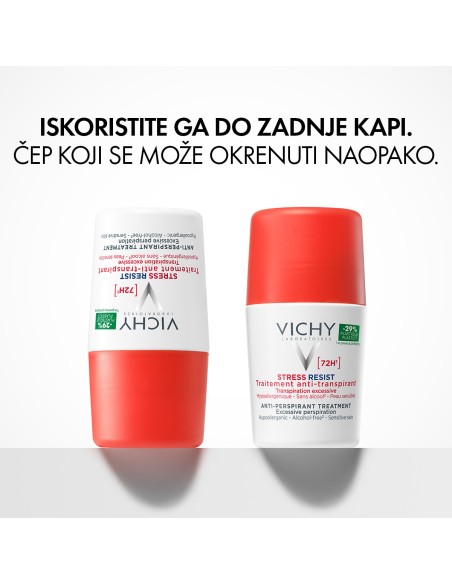 Vichy Deodorant Anti-stres roll-on dezodorans protiv prekomjernog znojenja do 72h