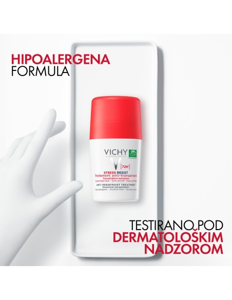 Vichy Deodorant Anti-stres roll-on dezodorans protiv prekomjernog znojenja do 72h