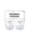 Vichy Deodorant Roll-on dezodorans za regulaciju znojenja do 48h za osjetljivu kožu Duo Promo pakiranje (bijeli)