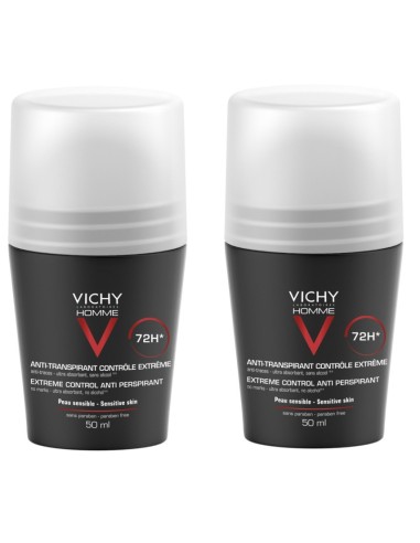 Vichy Homme Deo-Duo paket - Antiperspirant roll-on za zaštitu od znojenja do 72h