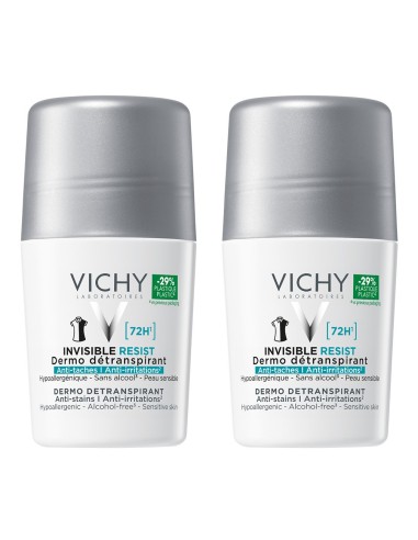 Vichy Deo-Duo paket: Antiperspirant roll-on Invisible resist - za zaštitu od znojenja do 72h