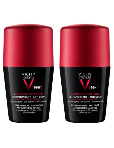 Vichy Homme Deo-Duo paket: Clinical Control roll-on dezodorans testiran za kontrolu prekomjernog znojenja do 96h