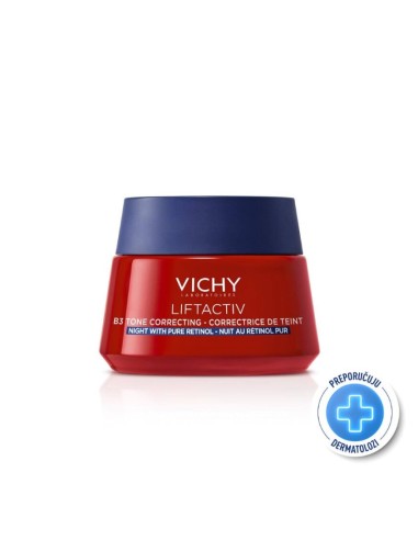 Vichy Liftactiv B3 Anti-Dark spots Noćna krema protiv hiperpigmentacijskih mrlja sa čistim retinolom Vichy Liftactiv B3 Anti-Dark spots Noćna krema protiv hiperpigmentacijskih mrlja sa čistim retinolom