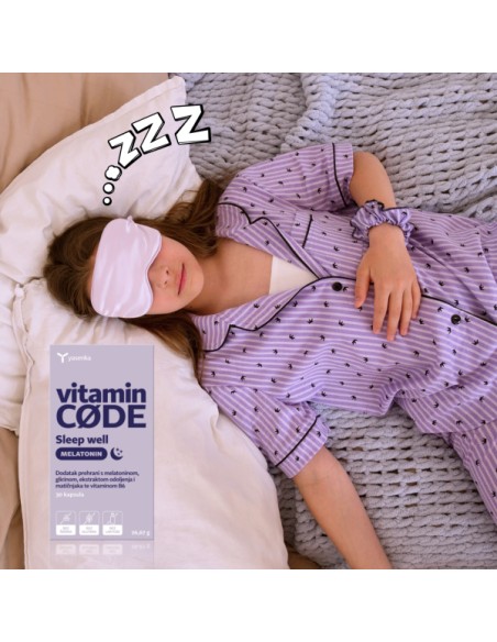 Yasenka Vitamin Code Sleep Well Melatonin kapsule