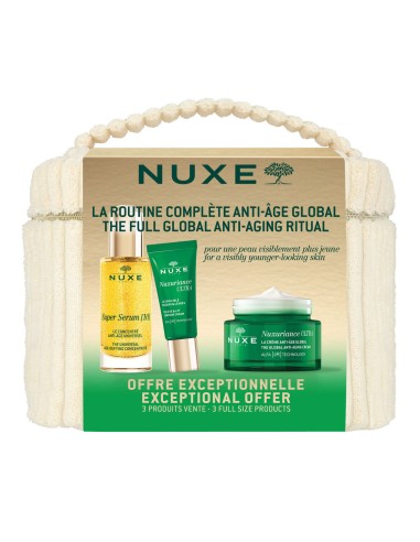 Nuxe Nuxuriance Ultra + Super set s kozmetičkom torbicom Promo pakiranje