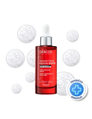 Vichy Dercos Aminexil Clinical R.E.G.E.N Booster Serum za obnovu kose