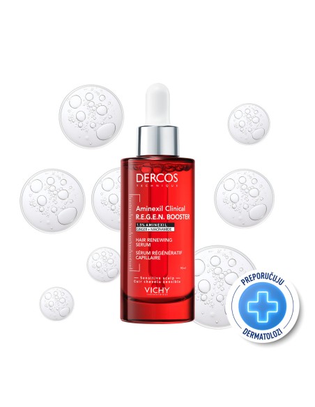 Vichy Dercos Aminexil Clinical R.E.G.E.N Booster Serum za obnovu kose