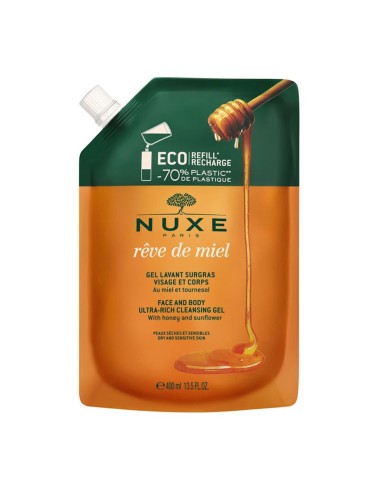 Nuxe Reve de Miel Iznimno bogat gel za čišćenje lica i tijela Refill