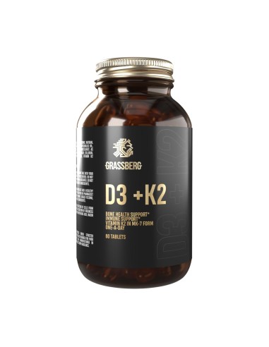 Grassberg Vitamin D3 + K2 tablete