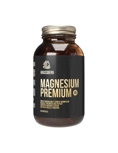 Grassberg Magnesium Premium B6 kapsule