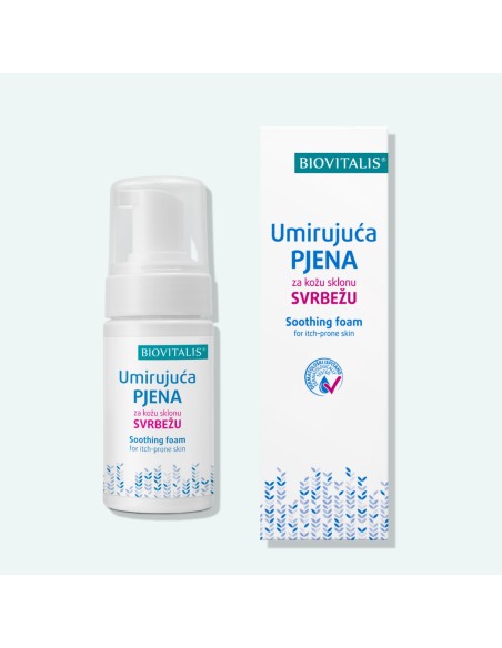 Biovitalis Umirujuća pjena za kožu sklonu svrbežu Biovitalis Umirujuća pjena za kožu sklonu svrbežu