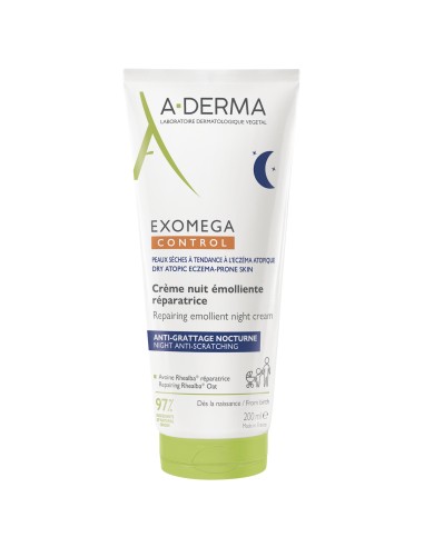 A-derma Exomega Control Obnavljajuća emolijentna noćna krema A-derma Exomega Control Obnavljajuća emolijentna noćna krema