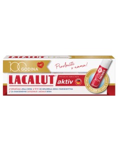 Lacalut zubna pasta aktiv + poklon balzam za usne u stiku Promo pakiranje