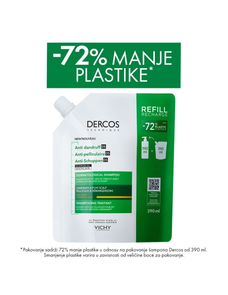Vichy Dercos Šampon protiv prhuti za suhu kosu Refill Vichy Dercos Šampon protiv prhuti za suhu kosu Refill