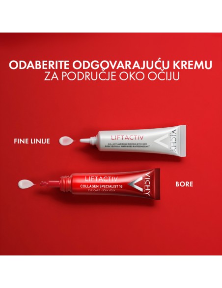 Vichy Liftactiv Collagen Specialist 16 Krema za područje oko očiju Vichy Liftactiv Collagen Specialist 16 Krema za područje oko očiju