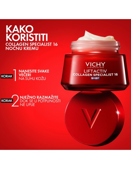 Vichy Liftactiv Collagen Specialist 16 Noćna krema