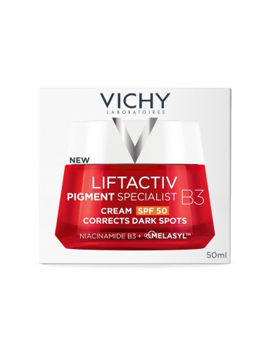 Vichy Liftactiv B3 Anti-Dark spots krema protiv hiperpigmentacijskih mrlja i bora SPF 50 Vichy Liftactiv B3 Anti-Dark spots krema protiv hiperpigmentacijskih mrlja i bora SPF 50