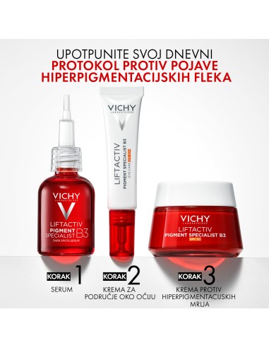 Vichy Liftactiv B3 Anti-Dark spots krema protiv hiperpigmentacijskih mrlja i bora SPF 50 Vichy Liftactiv B3 Anti-Dark spots krema protiv hiperpigmentacijskih mrlja i bora SPF 50