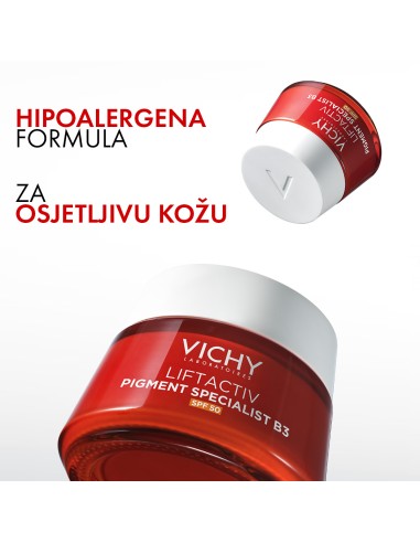Vichy Liftactiv B3 Anti-Dark spots krema protiv hiperpigmentacijskih mrlja i bora SPF 50 Vichy Liftactiv B3 Anti-Dark spots krema protiv hiperpigmentacijskih mrlja i bora SPF 50