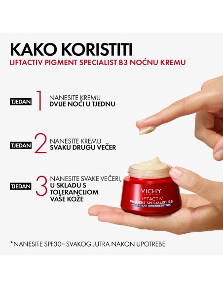 Vichy Liftactiv B3 Anti-Dark spots Noćna krema protiv hiperpigmentacijskih mrlja sa čistim retinolom Vichy Liftactiv B3 Anti-Dark spots Noćna krema protiv hiperpigmentacijskih mrlja sa čistim retinolom