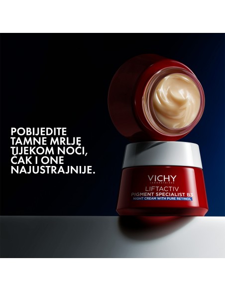 Vichy Liftactiv B3 Anti-Dark spots Noćna krema protiv hiperpigmentacijskih mrlja sa čistim retinolom Vichy Liftactiv B3 Anti-Dark spots Noćna krema protiv hiperpigmentacijskih mrlja sa čistim retinolom