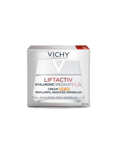 Vichy Liftactiv Hyaluronic Specialist H.A.  Intenzivna dnevna njega protiv bora i za učvršćivanje kože uz SPF30 Vichy Liftactiv Hyaluronic Specialist H.A.  Intenzivna dnevna njega protiv bora i za učvršćivanje kože uz SPF30
