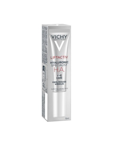 Vichy Liftactiv Hyaluronic Specialist H.A. Njega za učvršćivanje područja oko očiju s hijaluronskom kiselinom Vichy Liftactiv Hyaluronic Specialist H.A. Njega za učvršćivanje područja oko očiju s hijaluronskom kiselinom