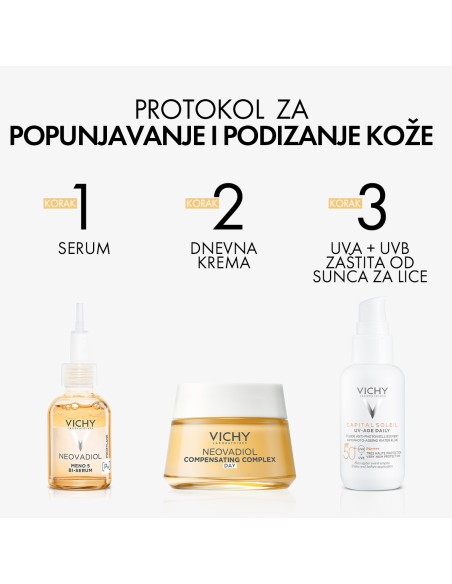 Vichy Neovadiol Dnevna krema s obnavljajućim kompleksom za popunjavanje i podizanje kože. suha koža Vichy Neovadiol Dnevna krema s obnavljajućim kompleksom za popunjavanje i podizanje kože. suha koža