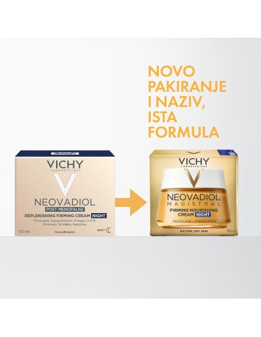 Vichy Neovadiol Magistral hranjiva noćna krema za učvršćivanje kože Vichy Neovadiol Magistral hranjiva noćna krema za učvršćivanje kože