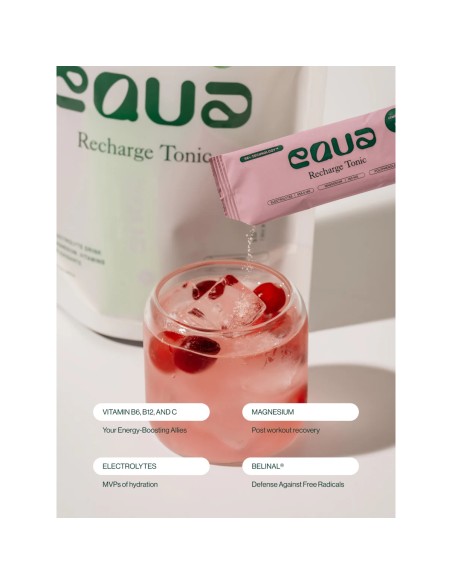 Equa Recharge Tonic Mix Pack, Brusnica i limeta, Zelena jabuka  i Limeta Equa Recharge Tonic Mix Pack, Brusnica i limeta, Zelena jabuka  i Limeta