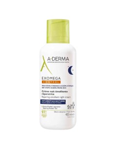 A-derma Exomega Control Obnavljajuća emolijentna noćna krema
