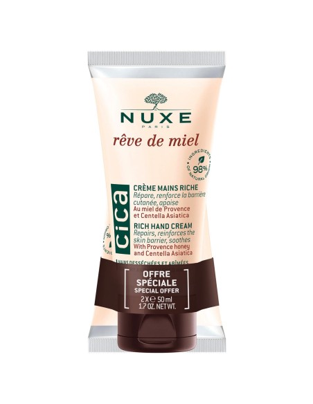 Nuxe Reve de Miel Cica Rich Hand Cream x 2 Promo pakiranje