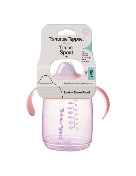 Tommee Tippee Trainer šalica s anatomskim usnikom i poklopcem 6 mj+