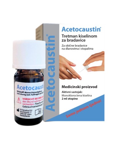 Acetocaustin tretman kiselinom za...