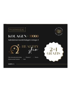 Pharmagal Kolagen + 10000 Omega tekući dodatak prehrani 2+1 Promo pakiranje