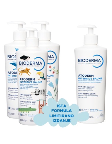 Bioderma Atoderm Intensive Baume + POKLON Ulje 100 ml uz pakiranje 500 ml
