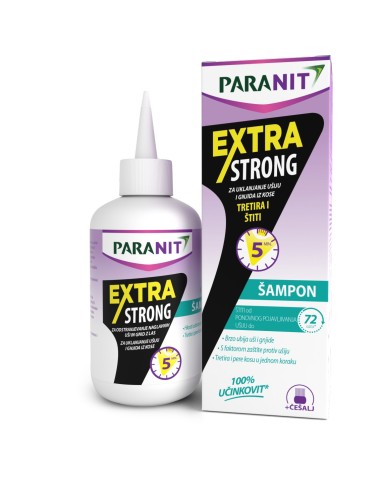 Paranit šampon Extra Strong za zaštitu od ušiju