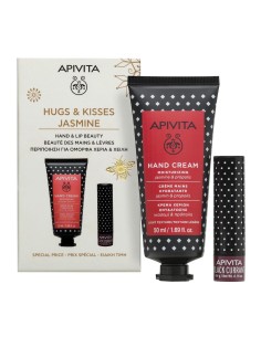 Apivita Božićni Set 2025 krema za ruke hidratantna i balzam za usne Promo pakiranje