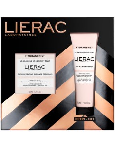 Lierac Božićni Set 2025 Hydragenist lagana gel krema + maska Promo pakiranje