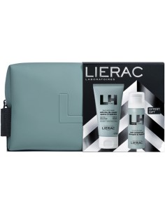 Lierac Božićni Set 2025 Men After shave gel + pjena za brijanje Promo pakiranje