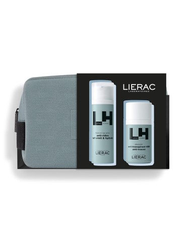 Lierac Božićni Set 2025 Men Anti age fluid + deo roll on Promo pakiranje