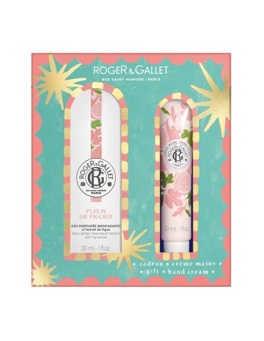 Roger & Gallet Božićni Set 2025 mirisna vodica + krema za ruke Smokva Promo pakiranje