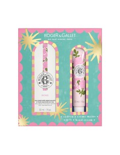 Roger & Gallet Božični Set 2025 mirisna vodica + krema za ruke Ruža Promo pakiranje