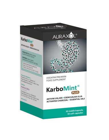 Auraxol KarboMint Plus kapsule, dodatak prehrani