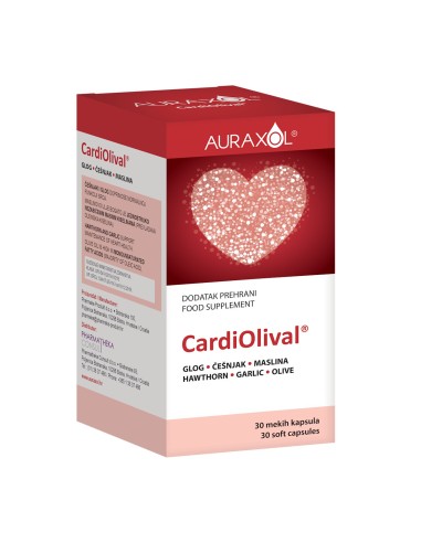 Auraxol CardiOlival kapsule, dodatak prehrani