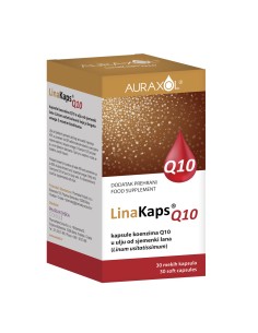 Auraxol LinaKaps Q10 kapsule, dodatak prehrani 2