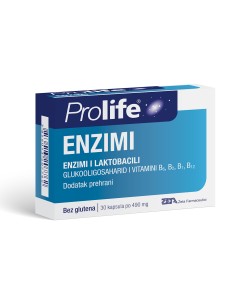 Prolife Enzimi kapsule, dodatak prehrani