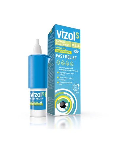 Vizol S 0,21 Fast Relif Kapi za oči