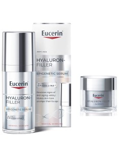 Eucerin Hyaluron-Filler Epigenetic serum + noćna krema Promo pakiranje